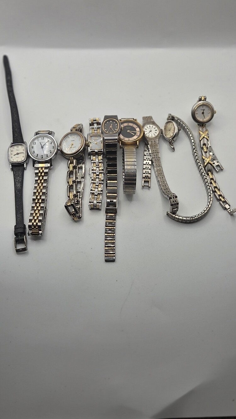 Watch Lot Timex Bulova Citizen Seiko Pulsar Vintage Mixed Women Watches
